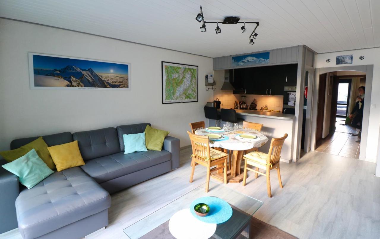 Chamonix Centre, 51M2, Vue Mt Blanc, 2 A 6 Pers, 2 Balcons Appartement Buitenkant foto