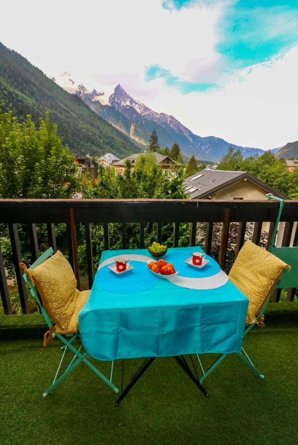 Chamonix Centre, 51M2, Vue Mt Blanc, 2 A 6 Pers, 2 Balcons Appartement Buitenkant foto