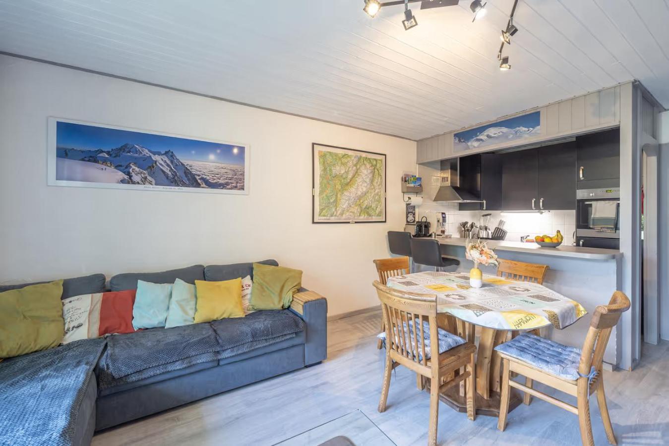 Chamonix Centre, 51M2, Vue Mt Blanc, 2 A 6 Pers, 2 Balcons Appartement Buitenkant foto