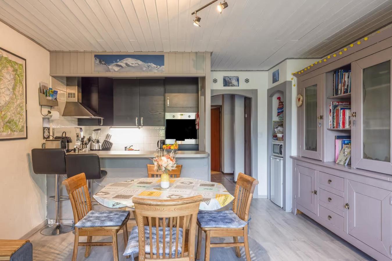 Chamonix Centre, 51M2, Vue Mt Blanc, 2 A 6 Pers, 2 Balcons Appartement Buitenkant foto